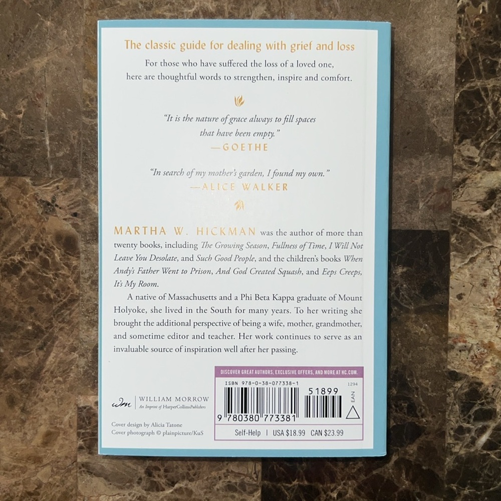 Healing After Loss Book - Picture 2 of 2